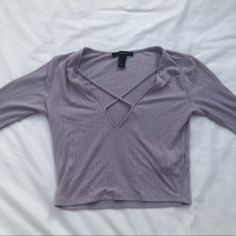 Forever 22 Purple Shirt
